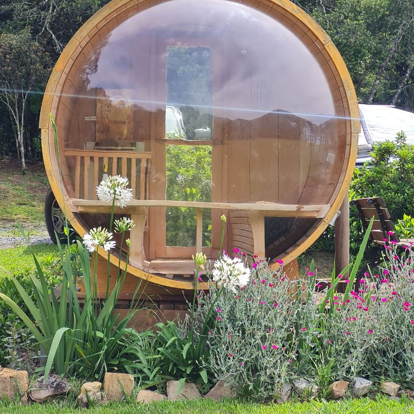 sauna do roteiro exclusivo da bociana