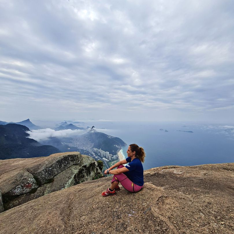 Visual da trilha da Pedra da Gávea